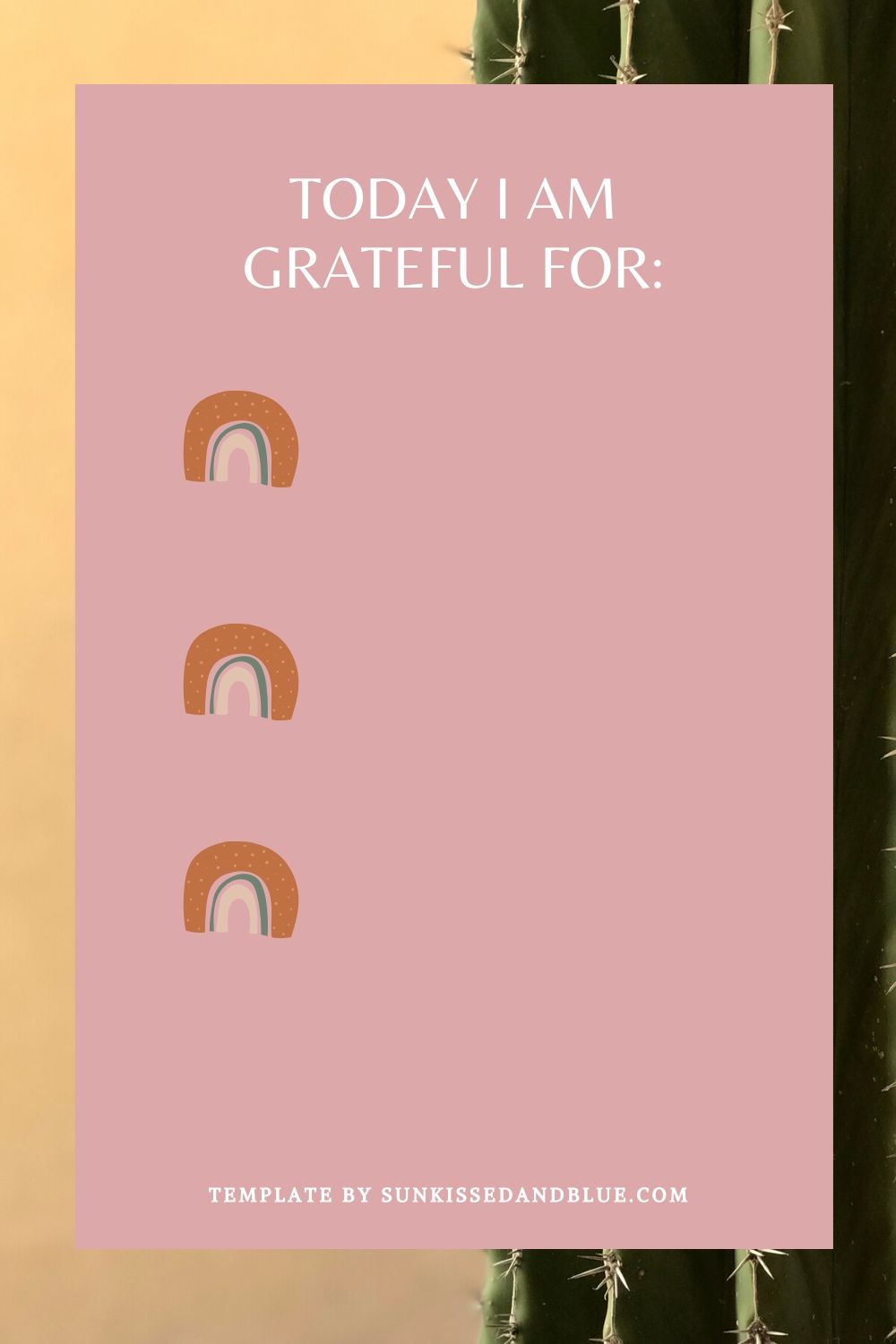 template for list of things your grateful for