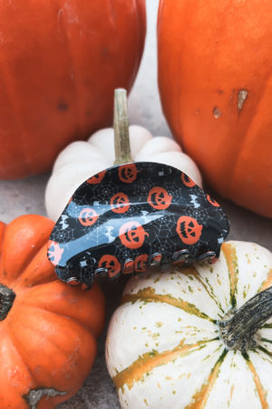 Halloween Pumpkin Claw Clip